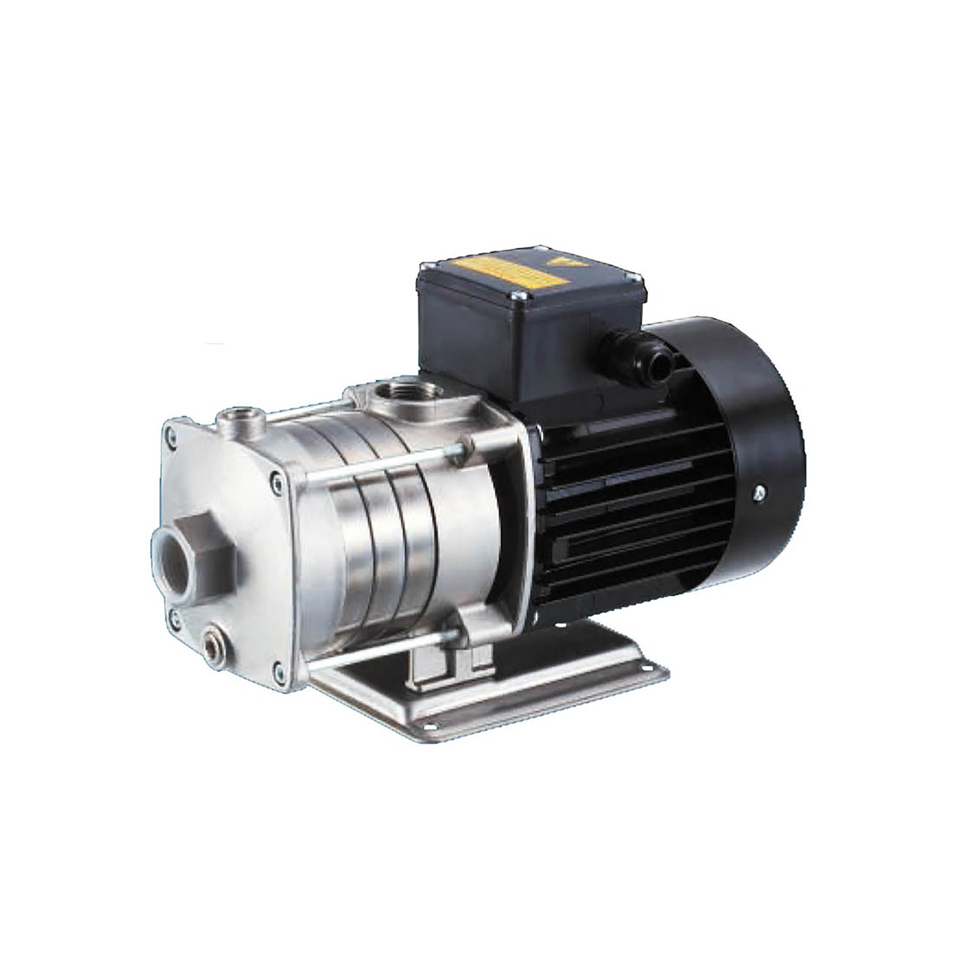 Gol Pumps, Horizontal Multistage Centrifugal Pump Stainless Steel, Max. Flow 2400 GPH, Port Size 1.25 in, Model# CBI 4-20